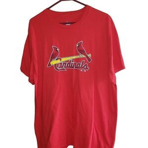St. Louis Cardinals Baseball Short Sleeve T-Shirt Red Size XLarge